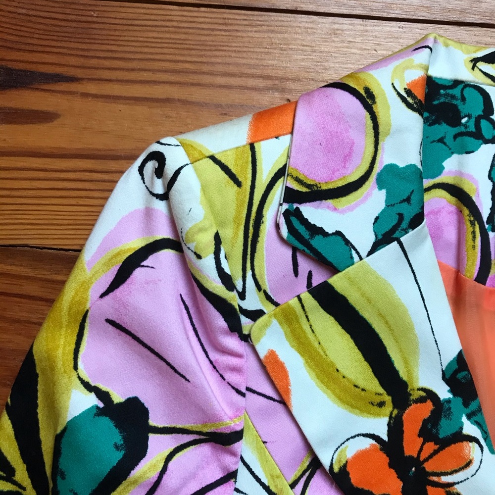 Milly of New York Floral Blazer, EUC, 6 - Picture 7 of 16